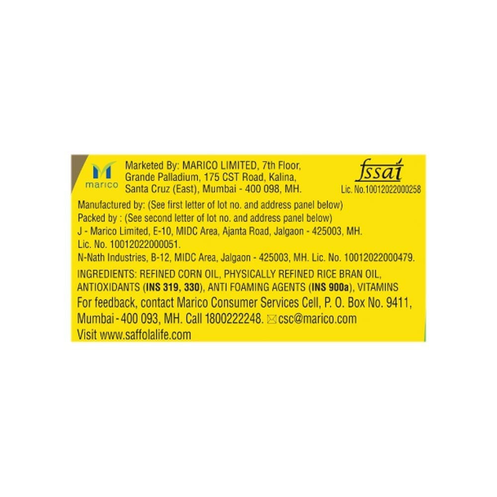 Saffola Active Pro Weight Watchers Edible Oil : 1 ltr