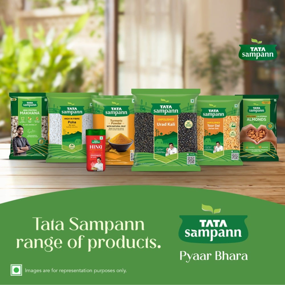 Tata Sampann Unpolished Kali Urad (Sabut) : 1 kg