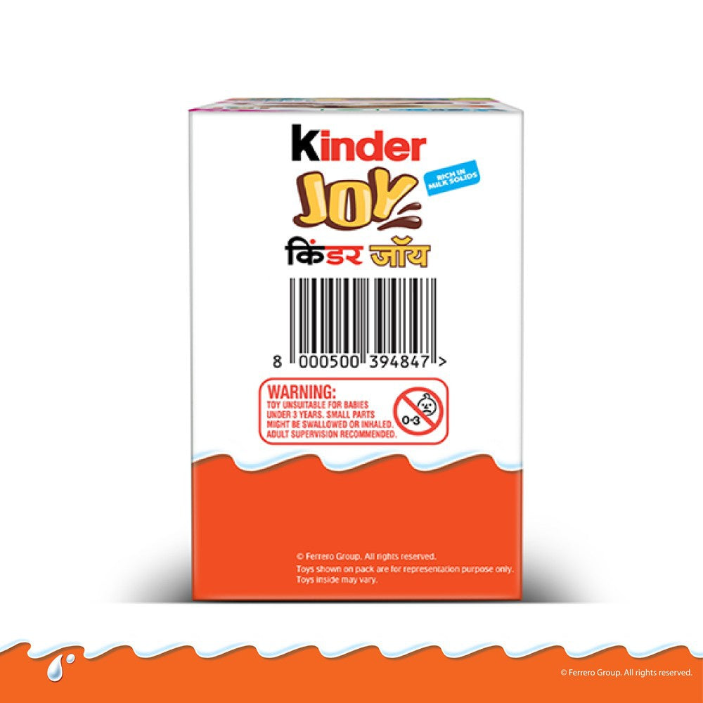 Kinder Joy Shaped Chocolate Pack (Pink Edition) : 1 pack (3 x 20 g)