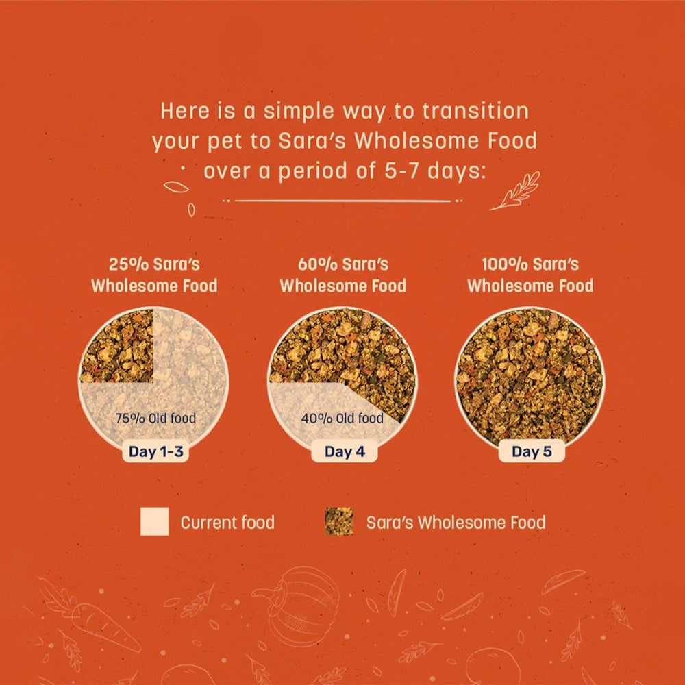 HUFT Sara's Wholesome Chicken & Veggies Dog Wet Food : 300 g