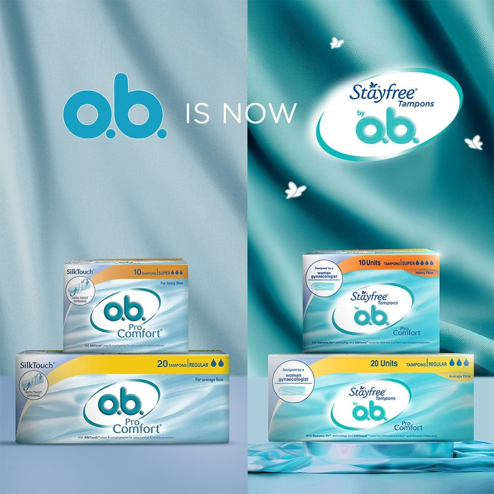 Stayfree Pro Comfort Tampons (by OB) : 20 pieces