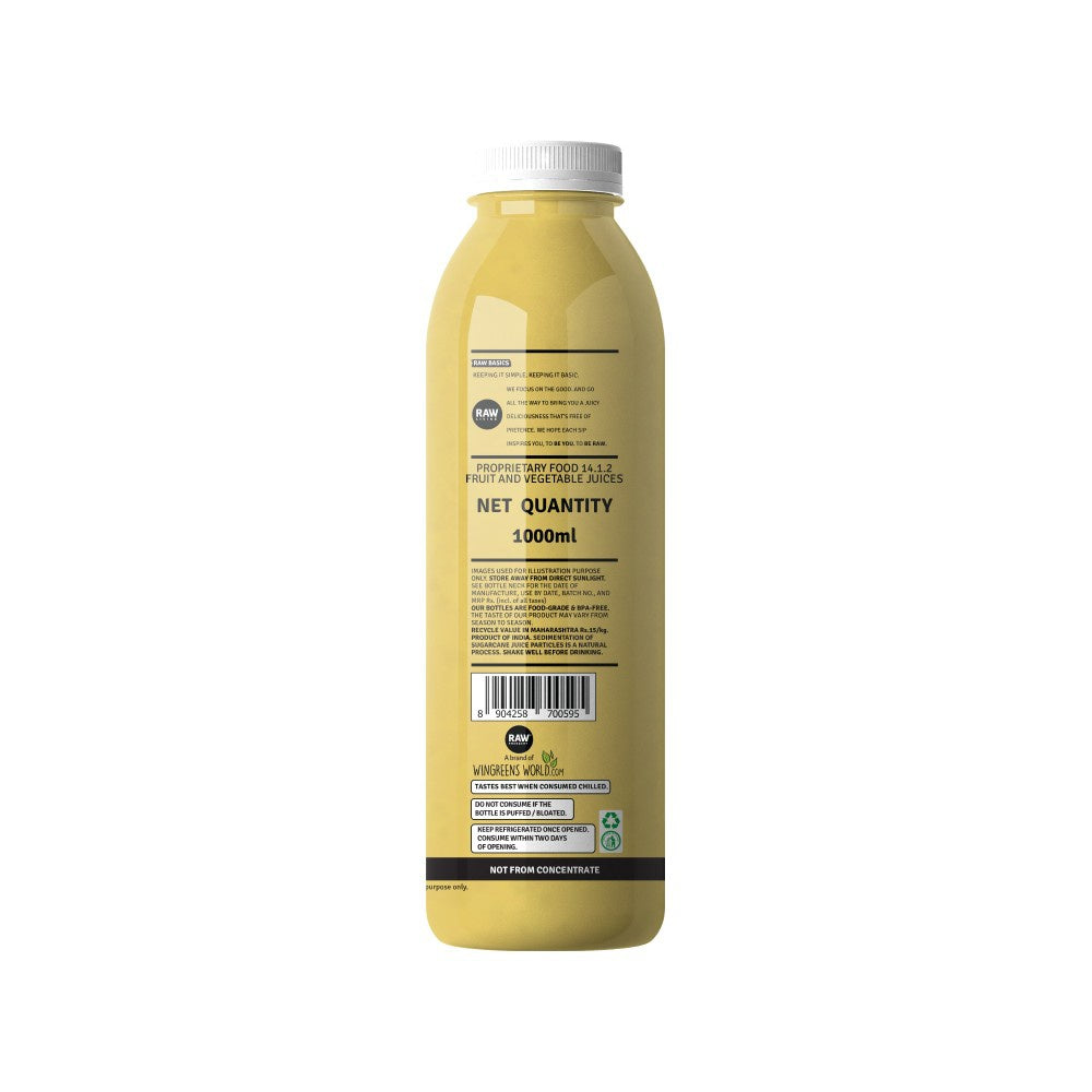 Raw Pressery Sugarcane Juice : 1 ltr