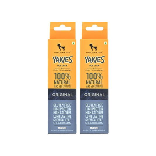 HUFT Yakies Chew Bone Dog Treat (Large, 12 weeks and above) - Pack of 2 : 2 x 85 g