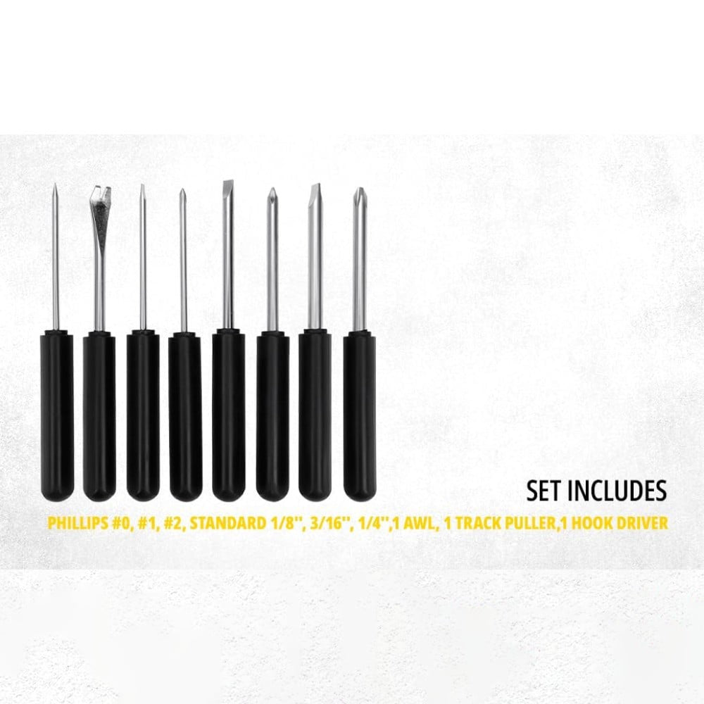 STANLEY STHT62511-8 9-Way Screw Driver Set with Storage Case : 1 set
