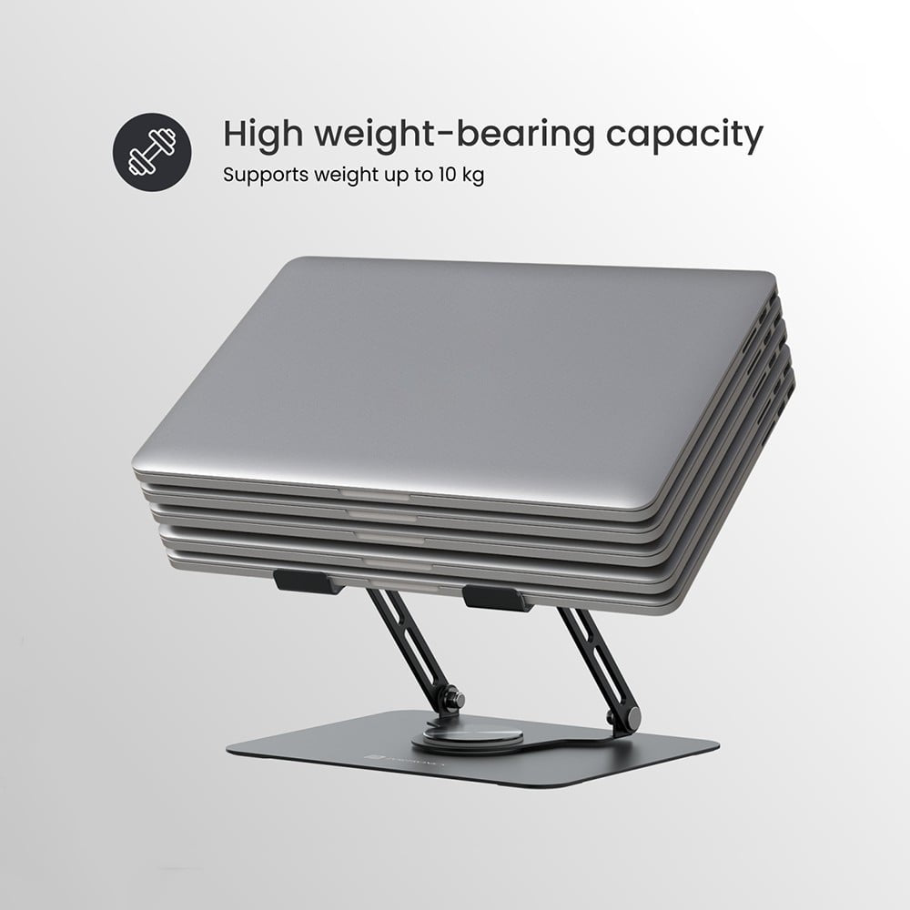 Portronics My Buddy K9 Laptop Stand (Black) : 1 unit