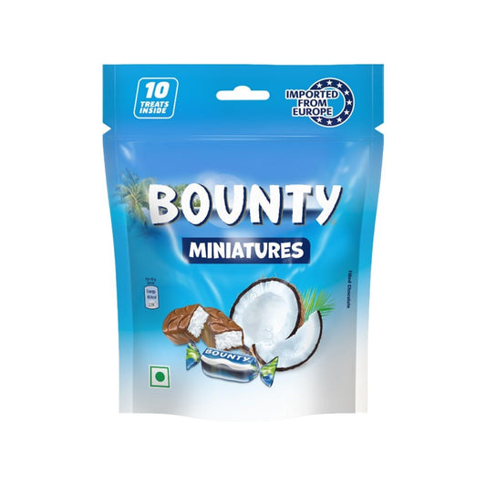 Bounty Miniatures Coconut Filled Valentine's Chocolate Pack : 130 g