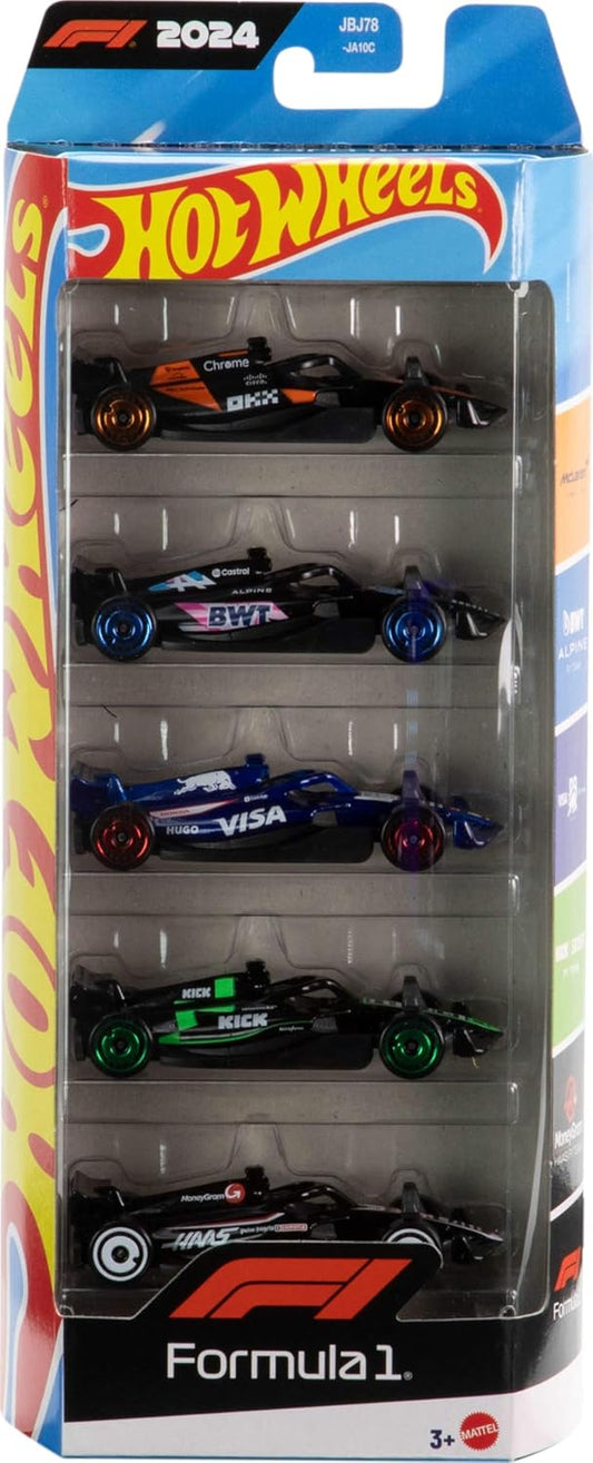 Formula 1 F1 5-Pack (2024) – Hot Wheels Imported by Mattel - Prithvi Enterprises