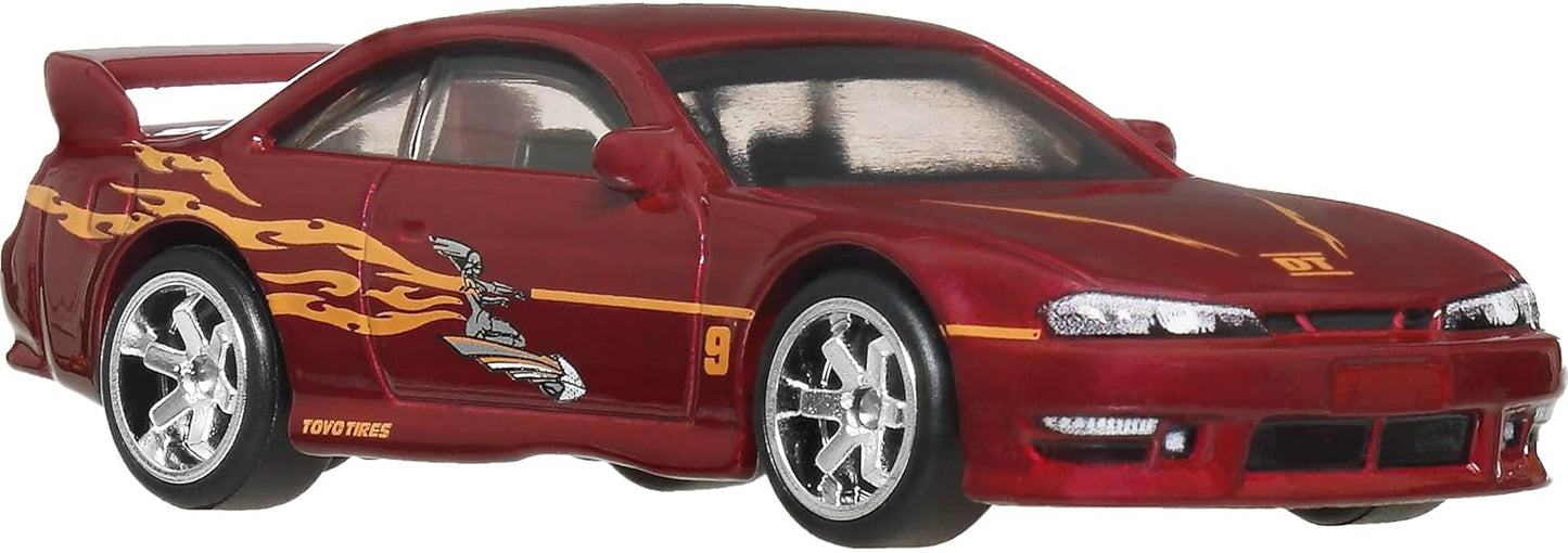 Nissan 240SX (S14) (Red) – Hot Wheels 2025 by Mattel (Fast & Furious Premium)