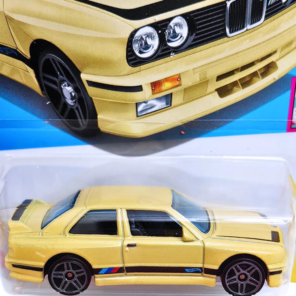 1992 BMW M3 Die-Cast Car (Yellow) by Mattel