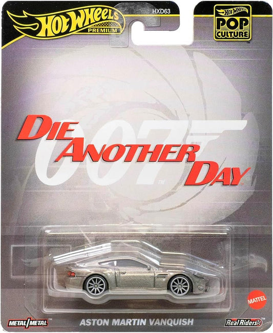 Aston Martin Vanquish (Silver) – Hot Wheels Premium Pop Culture by Mattel - Imported - Prithvi Enterprises
