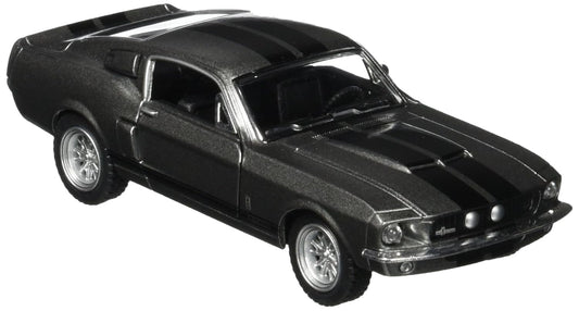 1967 Ford Shelby Mustang GT-500 Diecast Car - Grey - 1/38 Scale