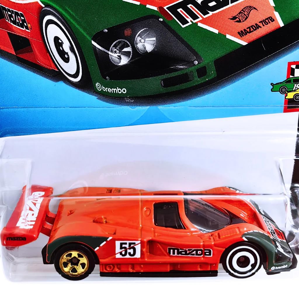 Mazda 787B (Orange) - Die-Cast Model by Mattel