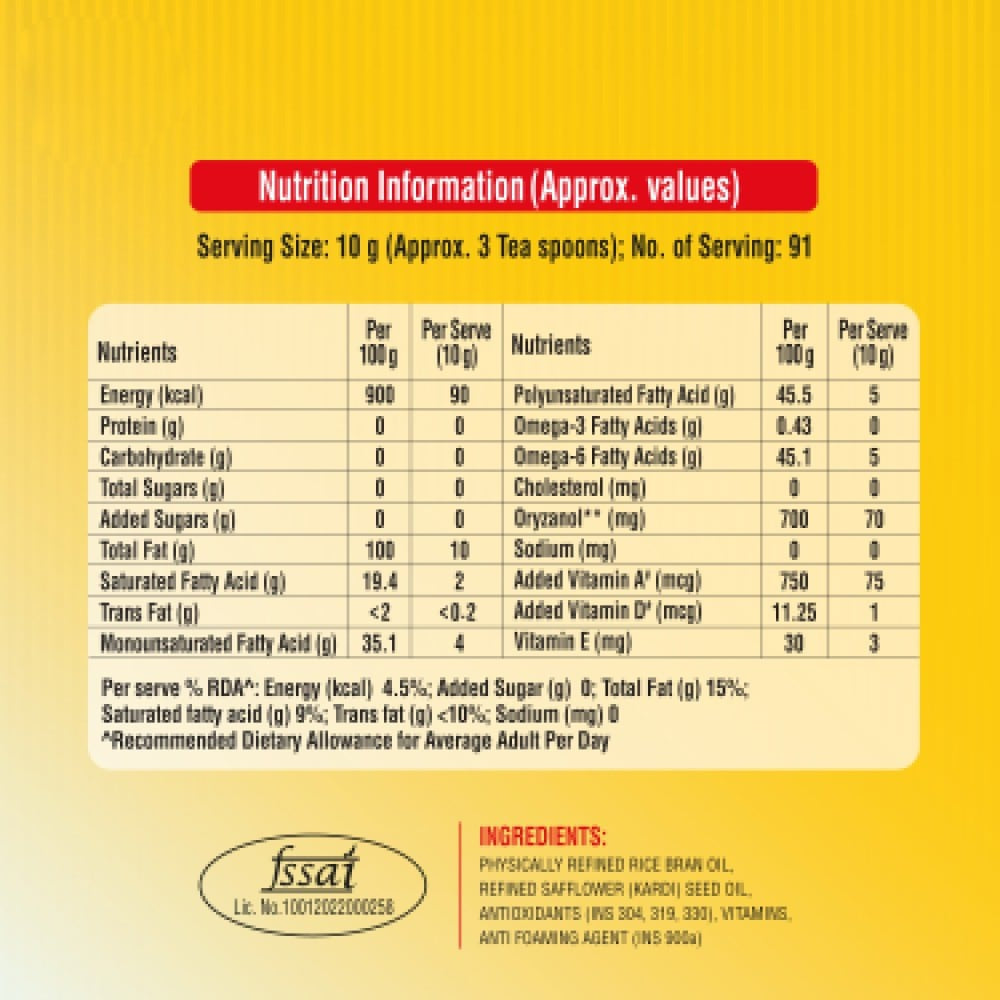 Saffola Total Pro Heart Conscious Edible Oil : 1 ltr