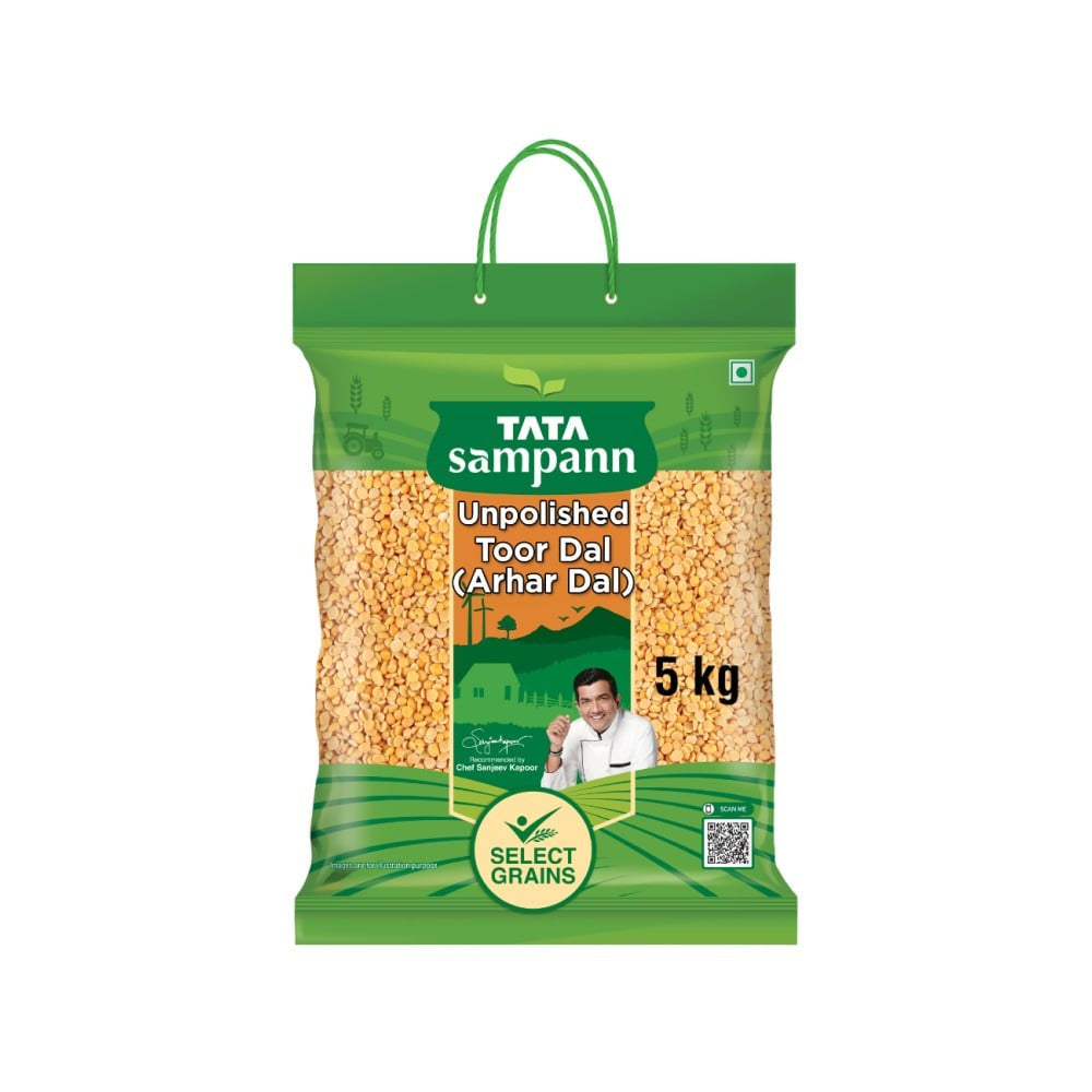 Tata Sampann Unpolished Toor Dal/Toor Dal : 5 kg