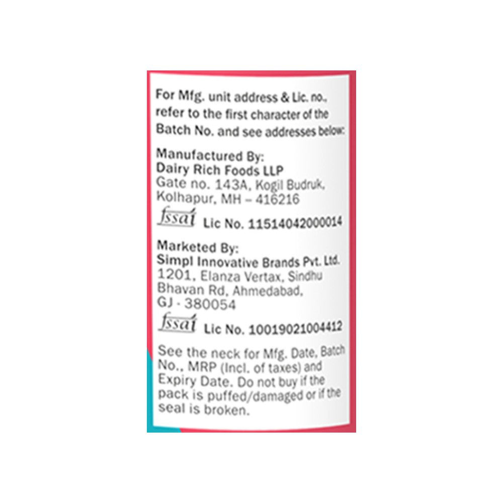 Phab 18g Protein Milkshake - Strawberries & Cream (No Added Sugar) : 200 ml