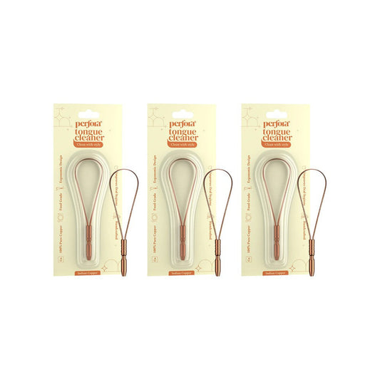 Perfora Tongue Cleaner - Copper - Pack of 3 : 3 x 1 piece