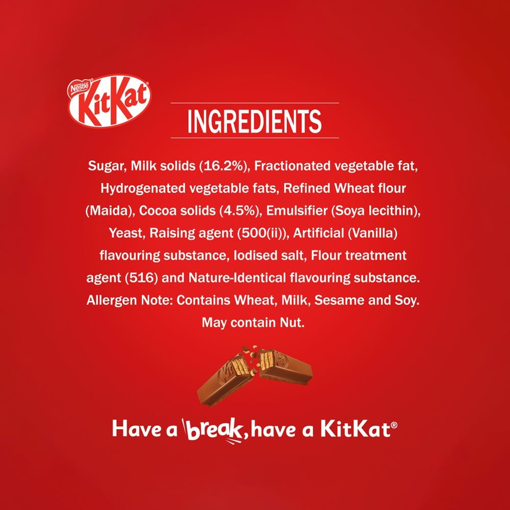 Nestle KitKat Share & Snap 2x3 Fingers Wafer Chocolate - Pack of 2 : 2 x 57 g
