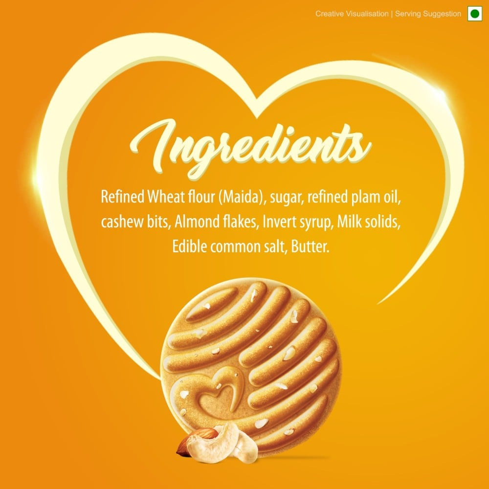 Sunfeast Mom's Magic Cashew & Almond Cookies - Pack of 2 : 2 x 200 g