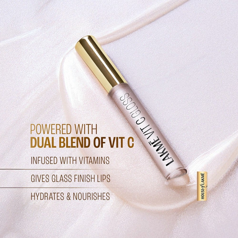 Lakme Superglow Vit C Lip Gloss (Pearl C5) : 2.5 ml