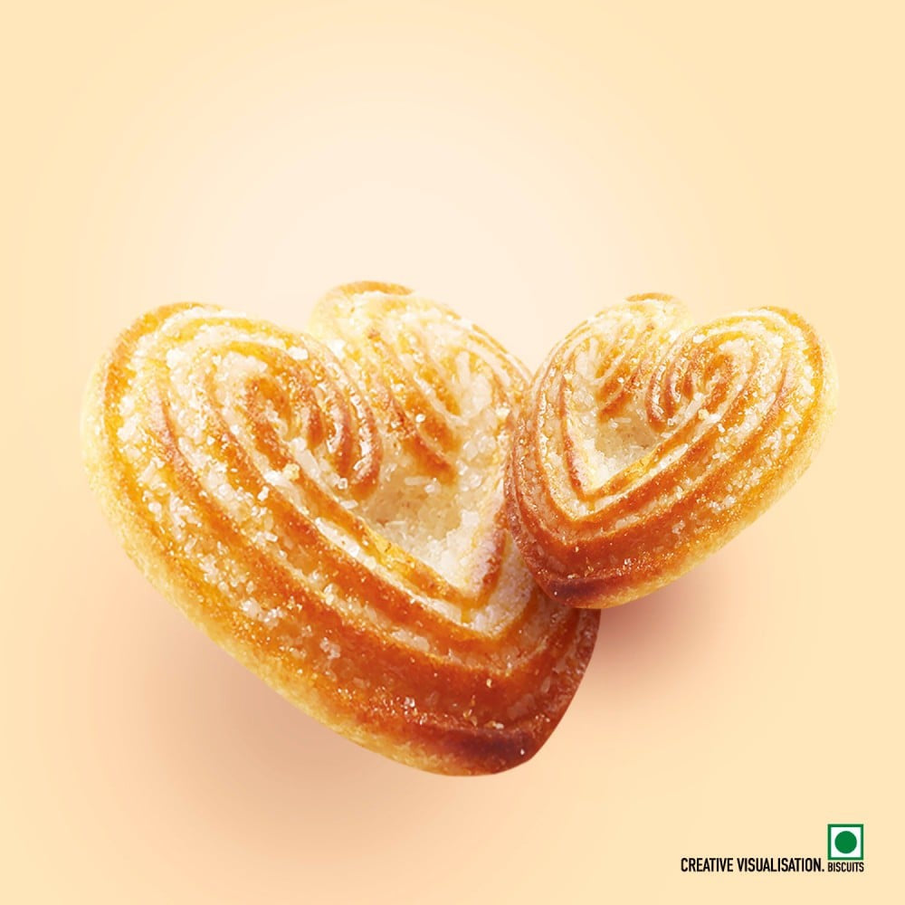 Britannia Little Hearts Classic Crunch Biscuit : 75 g