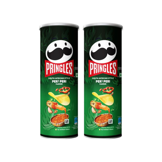 Pringles South African Peri Peri Chips - Pack of 2 : 2 x 102 g