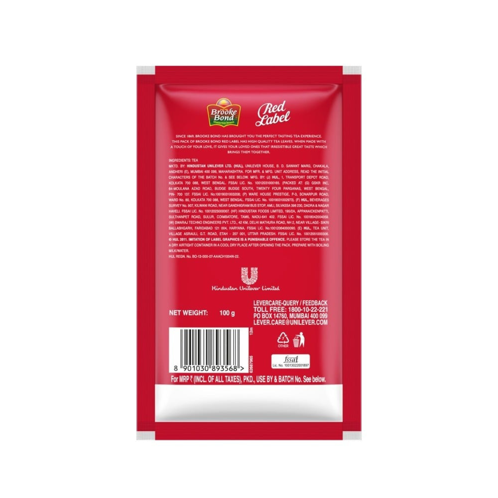 Brooke Bond Red Label Tea : 100 g