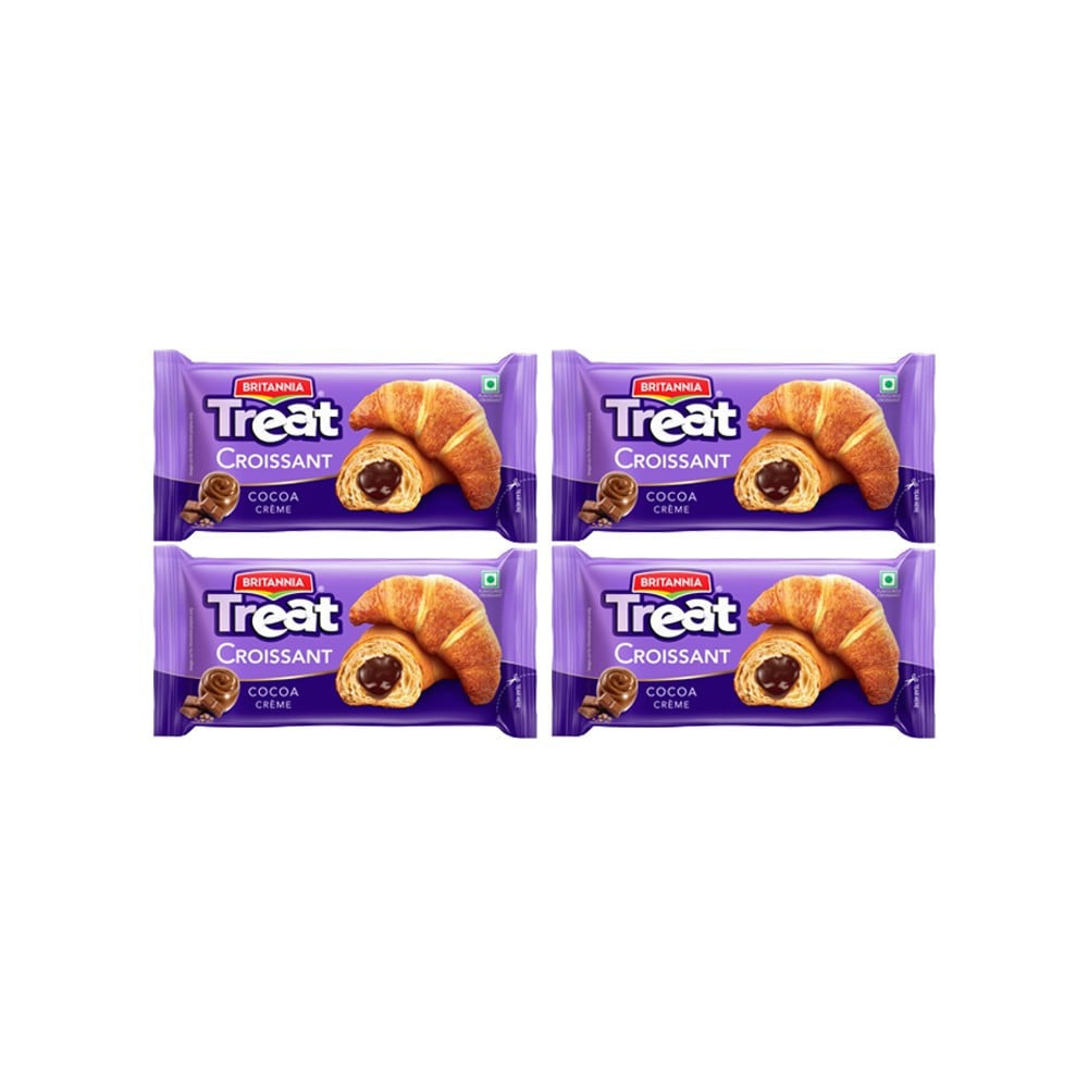 Britannia Treat Croissant - Cocoa Cr?e - Pack of 4 : 4 x 45 g