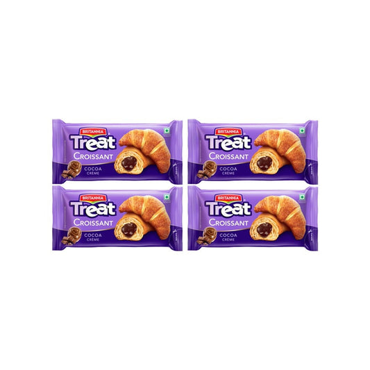 Britannia Treat Croissant - Cocoa Cr?e - Pack of 4 : 4 x 45 g
