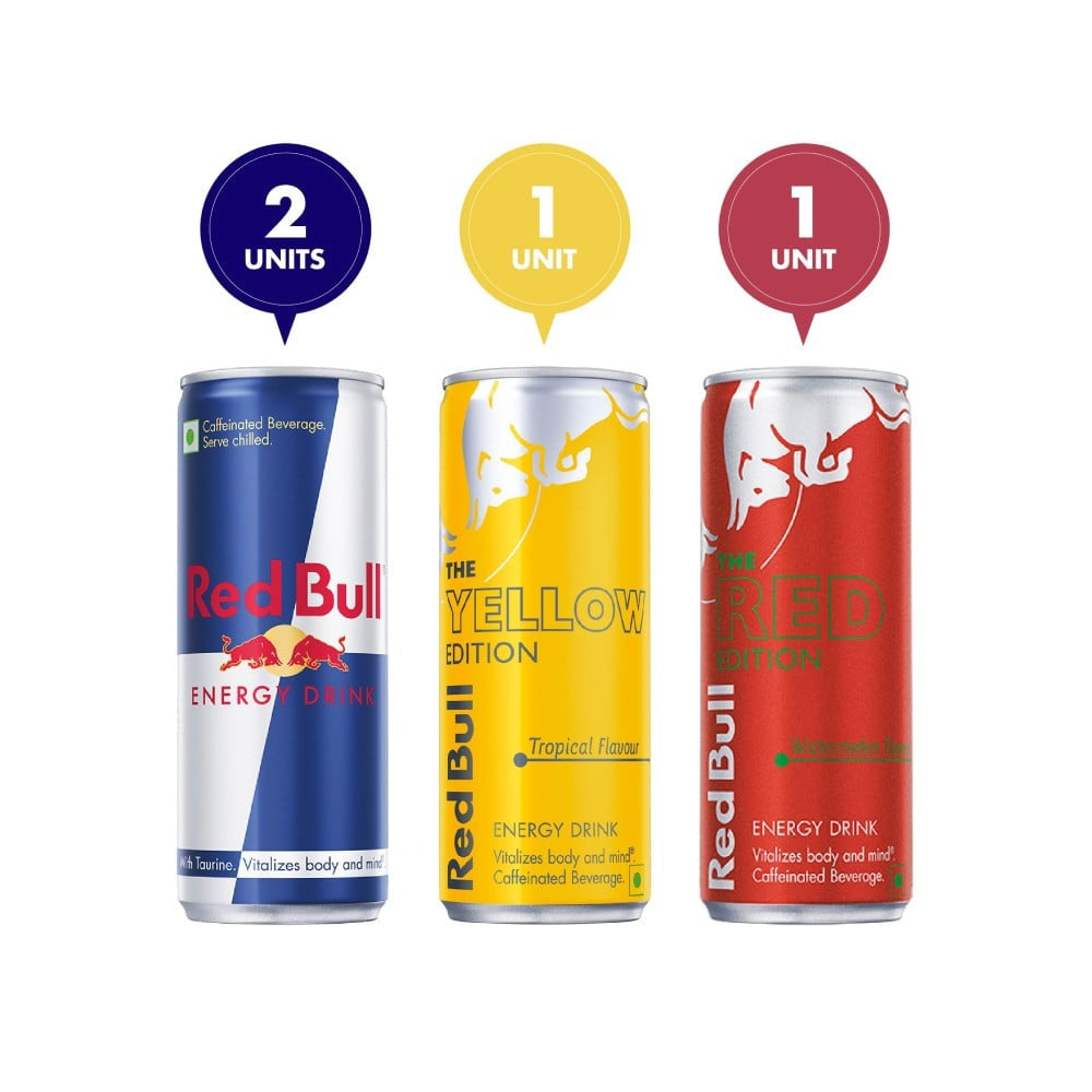 Red Bull Energy Drink : 4 x 250 ml