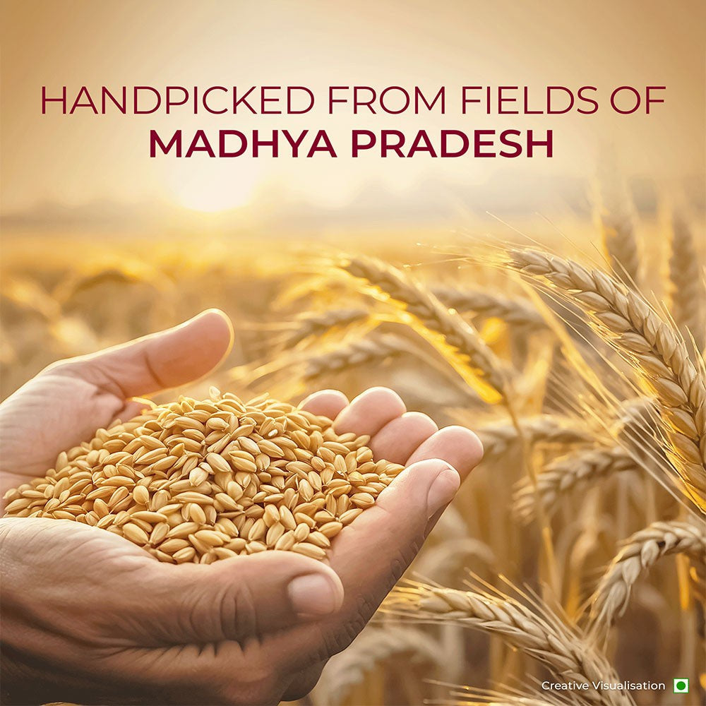 Aashirvaad 0% Maida, 100 % M.P. Chakki Atta : 5 kg