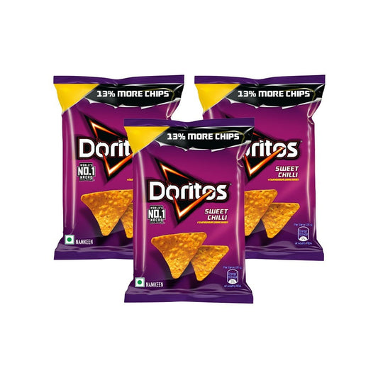 Doritos Sweet Chilli Flavour Nachos - Pack of 3 : 3 x 56 g