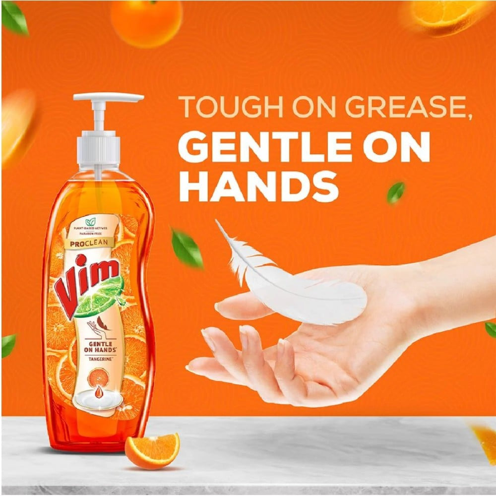 Vim ProClean Dishwash Gel (Tangerine) : 750 ml