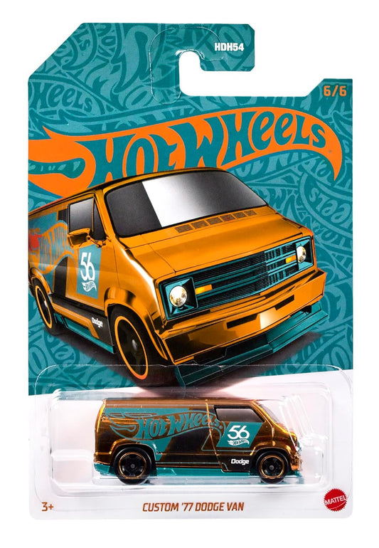 Custom 77 Dodge Van Die-Cast Model by Mattel