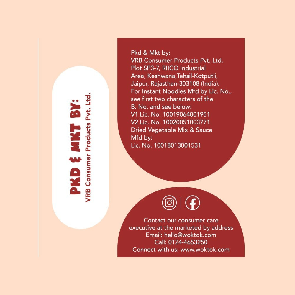 Wok Tok by Veeba Manchurian Instant Cup Noodles : 92.5 g