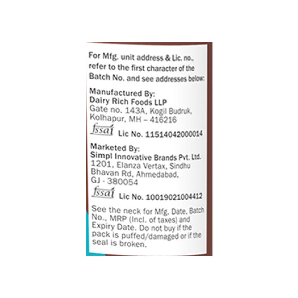 Phab 18g Protein Milkshake - Classic Chocolate (No Added Sugar) : 200 ml