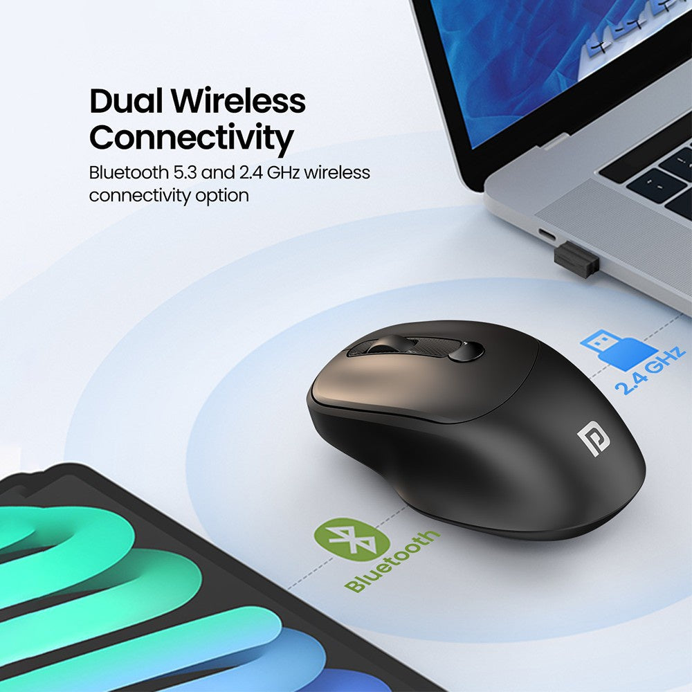 Portronics Toad 7 Rechargeable Wireless Mouse Wireless Mouse (Black) : 1