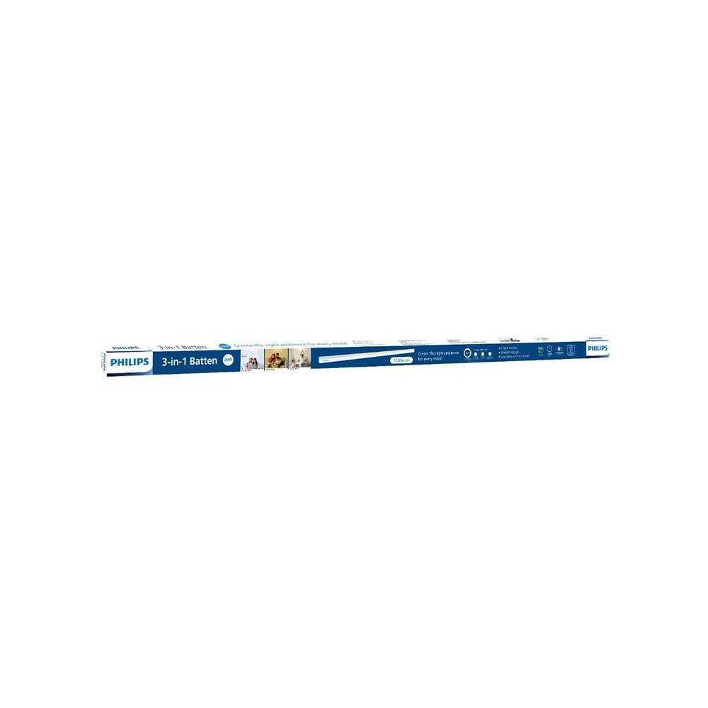 Philips Lighting 3-in-1 20W Multi Purpose Batten (Cool Daylight, Warm white, Natural white) : 1 unit