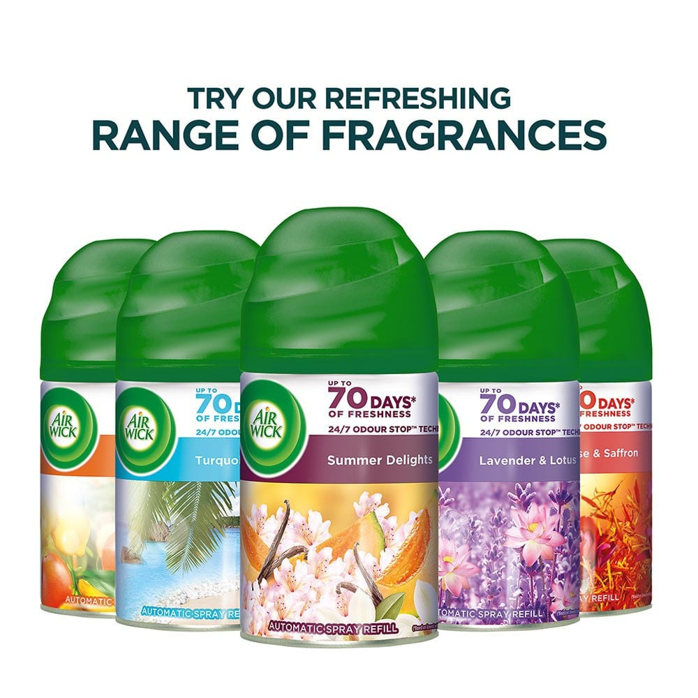 Airwick Freshmatic Automatic Room Freshener (Rose and Saffron) : 250 ml