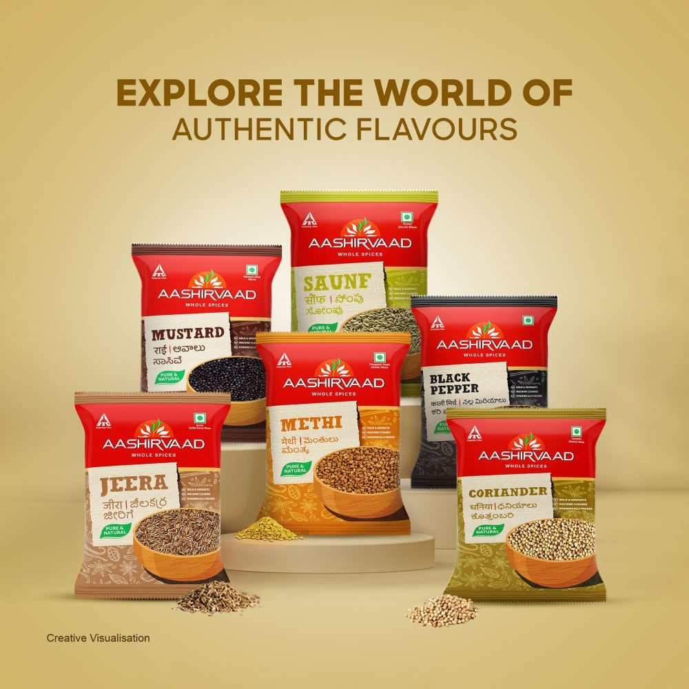 Aashirvaad Pure Whole Poppy Seeds : 50 g