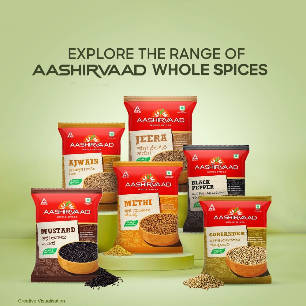 Aashirvaad Green Cardamom Whole : 50 g