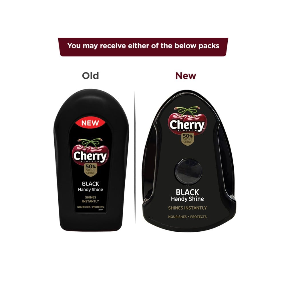 Cherry Blossom Black Handy Shoe Shiner : 1 unit