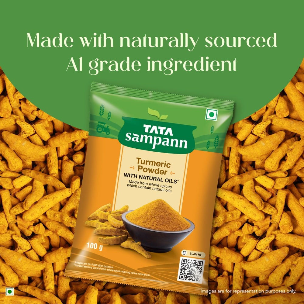 Tata Sampann Turmeric Powder with Natural Oils : 500 g