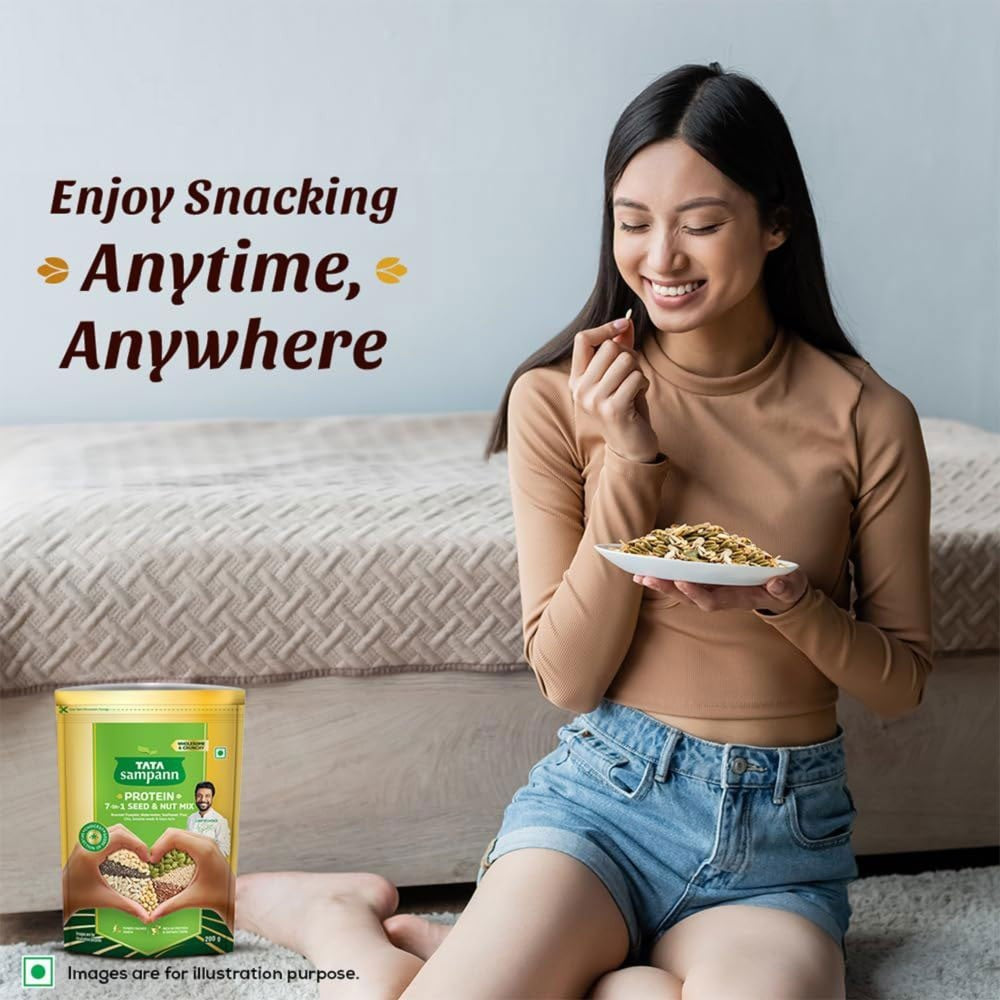 Tata Sampann Roasted Protein 7 in 1 Seed & Nut Mix : 200 g