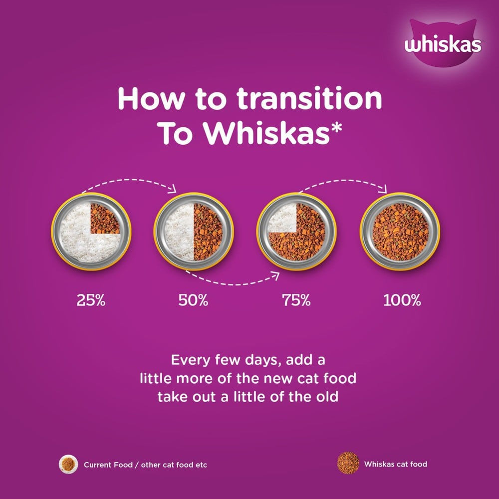 Whiskas Adult Dry Cat Food -Tuna Flavour (1+ Years) - Pack of 2 : 2 x 3 kg