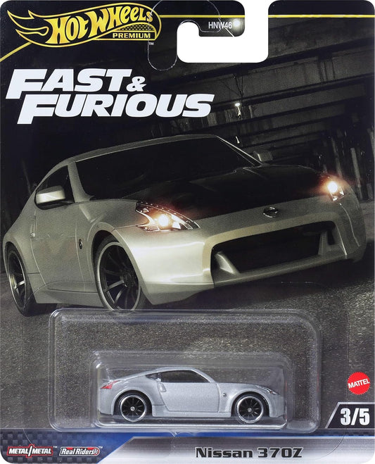Nissan 370Z (Silver) – Hot Wheels Fast & Furious Premium by Mattel - Imported - Prithvi Enterprises