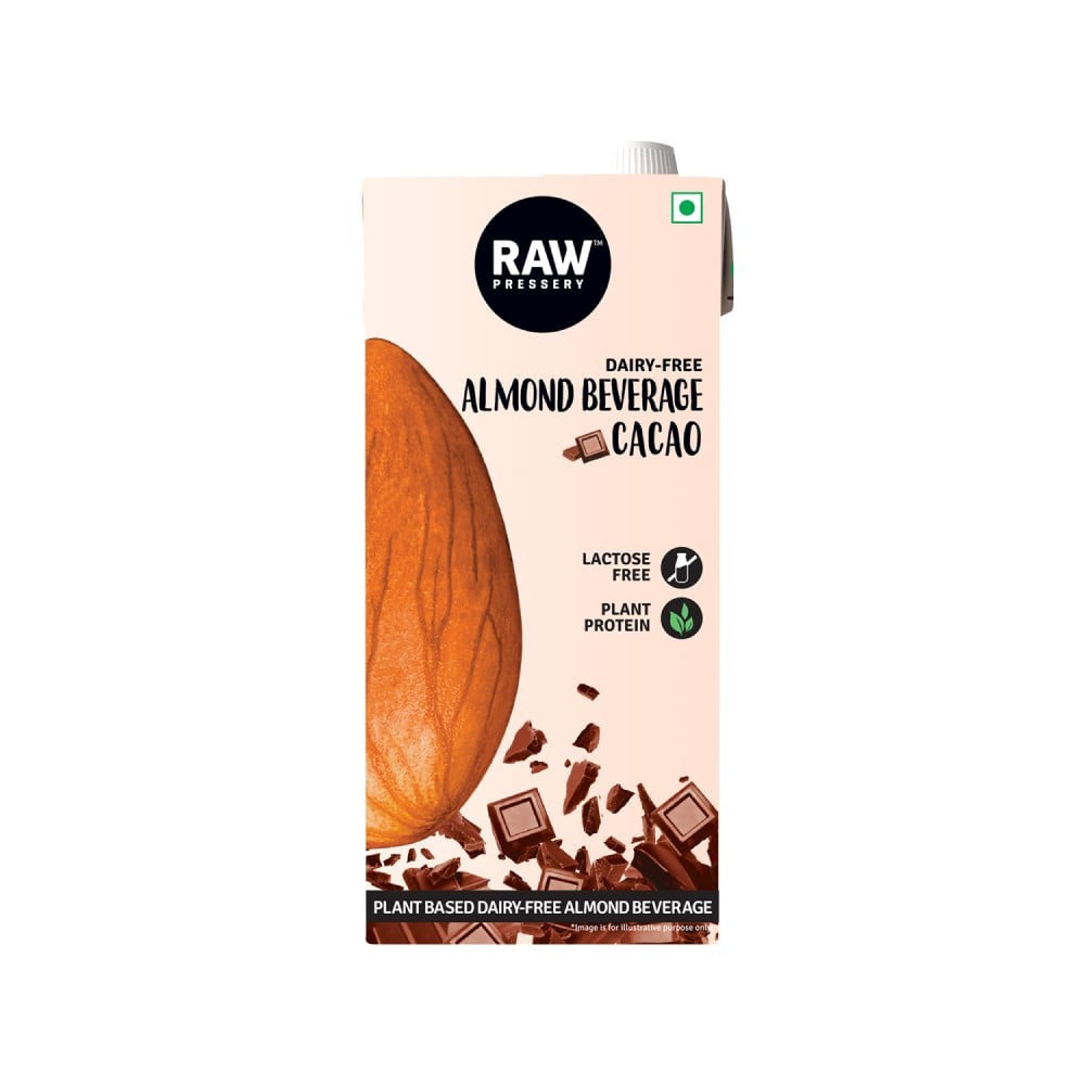 Raw Pressery Cacao Almond Beverage : 1 ltr
