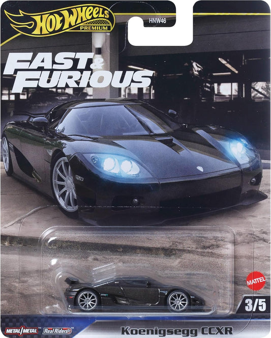 Koenigsegg CCXR (Black) – Hot Wheels 2025 by Mattel (Fast & Furious Premium)