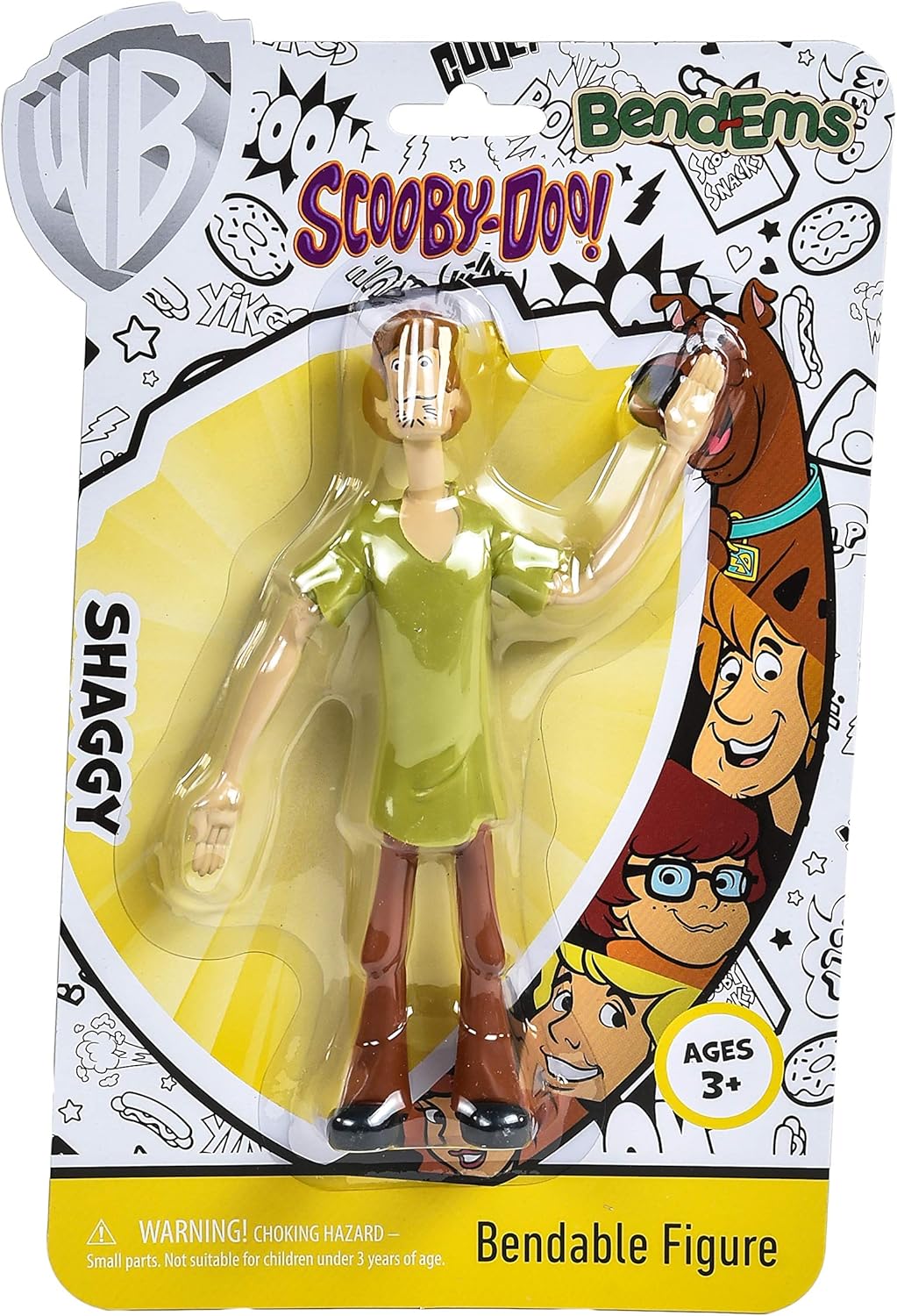 Collectible Posable Action Figure - Shaggy | Bendable Figures | Scooby-Doo