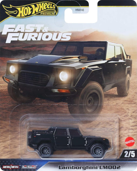 Lamborghini LM002 (Black) – Hot Wheels Fast & Furious 2025 by Mattel