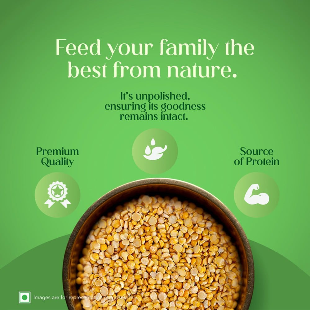 Tata Sampann Unpolished Toor Dal : 2 kg